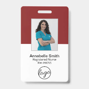 Simple Professional Business ID Badge