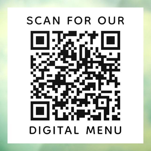 Simple Professional Business QR Code Digital Menu  (Sheet 3)