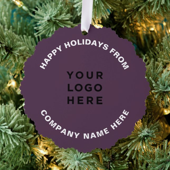 Simple Professional Christmas Tree Business Logo Decoration Card (Insitu (Tree))