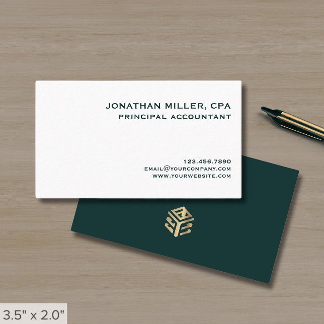 Simple Professional Classic Business Card (Creator Uploaded)