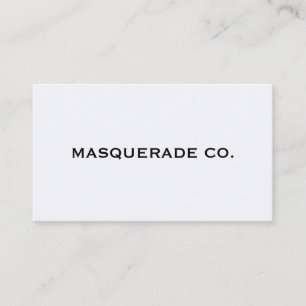 Simple Professional Company Organisation Business Card