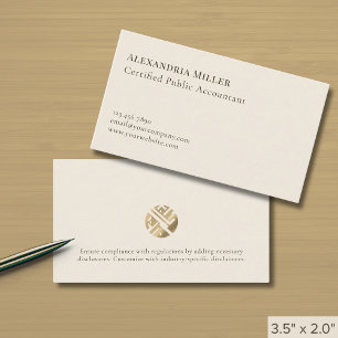 Simple Professional Elegant Business Card