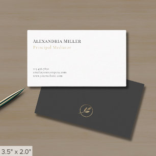 Simple Professional Mediation Business Card