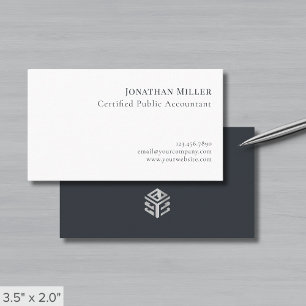 Simple Professional Modern Logo Business Card