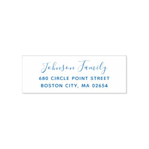 Simple Professional or Personal Return Address Self-inking Stamp