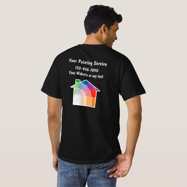 Simple Professional Painter Work Tshirts (Back Full)