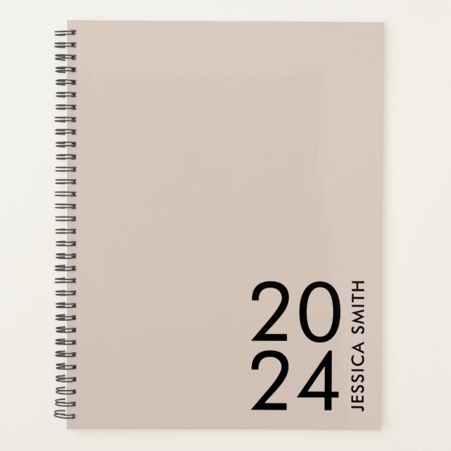 Simple professional personalised planner (Front)