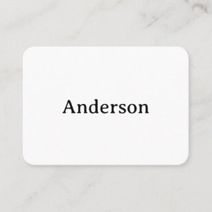 Simple Professional Rounded 3.5" x 2.5" Flat Appointment Card
