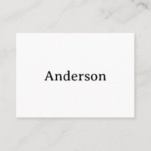 Simple Professional Squared 3.5" x 2.5" Flat Appointment Card