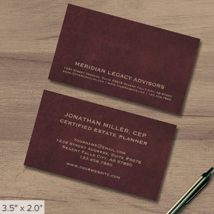 Simple Professional Typographic Business Card