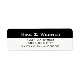 simple professional white/black