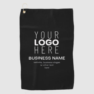 Simple Promotional Template for Your Business Logo Golf Towel