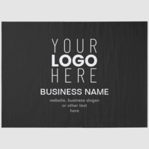 Simple Promotional Template for Your Business Logo Tissue Paper