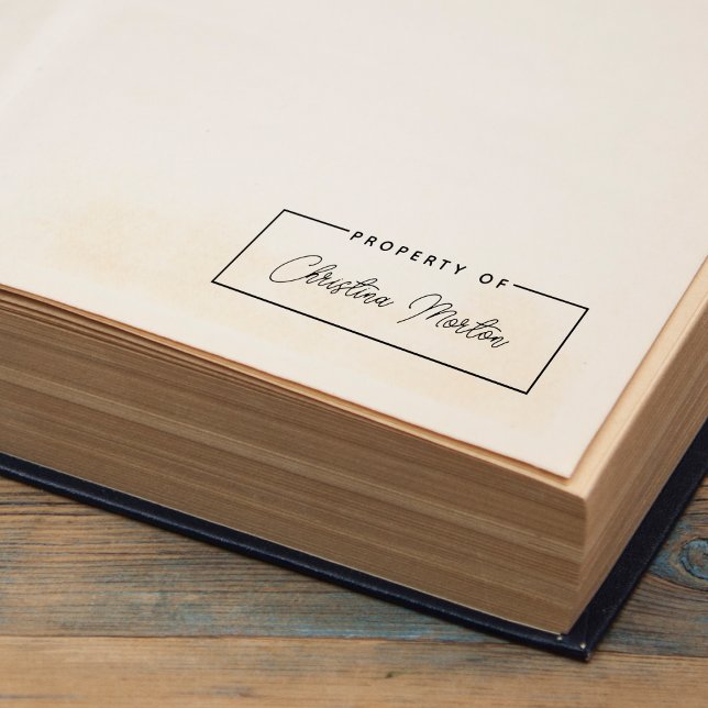 Simple Property Of Handwritten Script Name Self-inking Stamp (Creator Uploaded)
