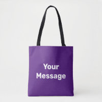 Simple Purple and White Your Message Text Template