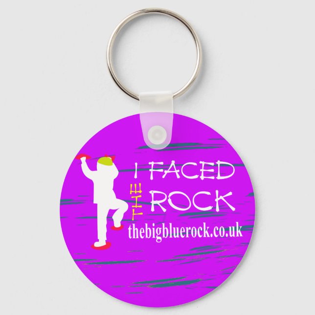 simple purple key ring (Front)