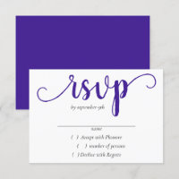 Simple Purple Script | Radiant Grape Flourish