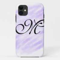simple purple watercolor splashes pastel add name