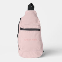 Simple Quartz Pink Name on Soft Pink