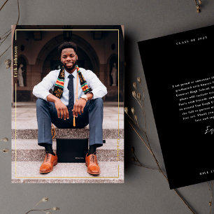 Simple Radiance Graduation Announcement