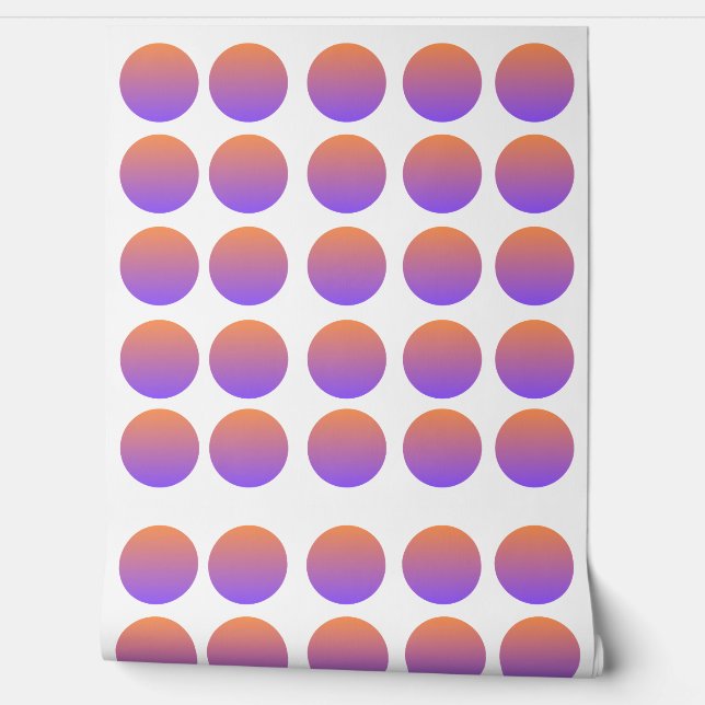 Simple Rainbow Round  Wallpaper (Unrolling)