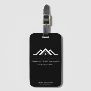Simple Real Estate Agent Business Luggage Tag
