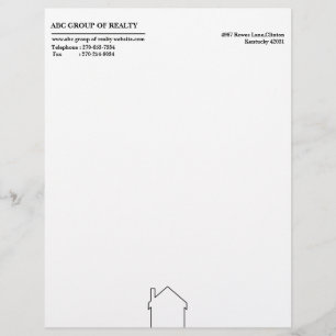Simple Real Estate  Custom Letterhead