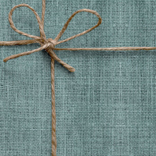  Simple Realistic Burlap Texture Rustic Sage Green Wrapping Paper