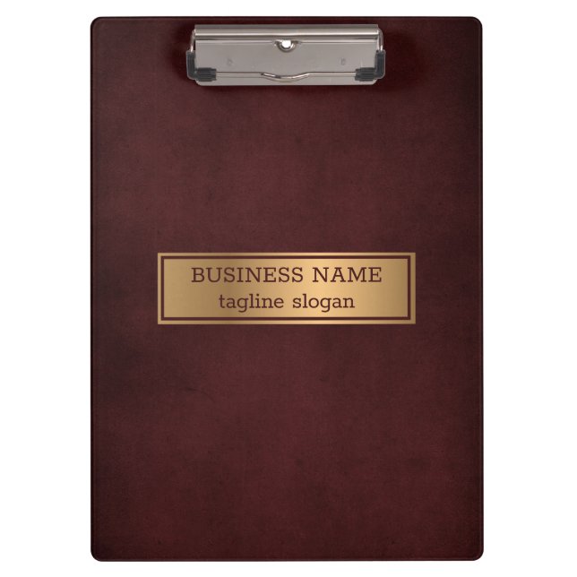 Simple Red Background Clipboard (Front)