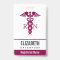 Simple Red Caduceus Registered Nurse RN Symbol