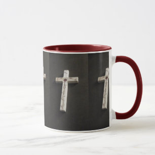 Simple red cross cup
