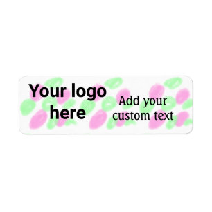 Simple red pi watercolor add your logo custom text