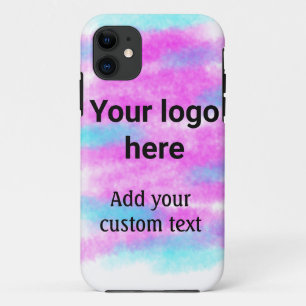 Simple red pi watercolor add your logo custom text Case-Mate iPhone case