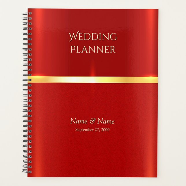 Simple Red Planner (Front)