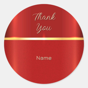 Simple Red Sticker