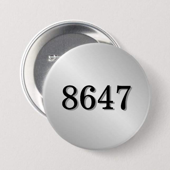 Simple Resistance 8647 7.5 Cm Round Badge (Front & Back)