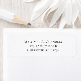 Simple Return Address Label