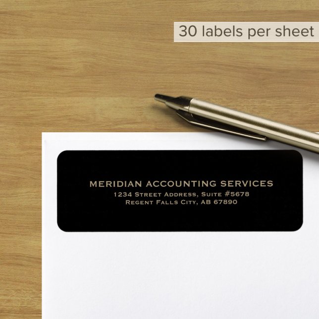 Simple Return Address Labels for Business (Creator Uploaded)