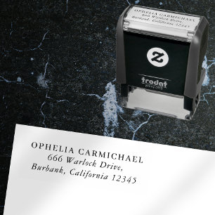 Simple Return Address Self-inking Stamp