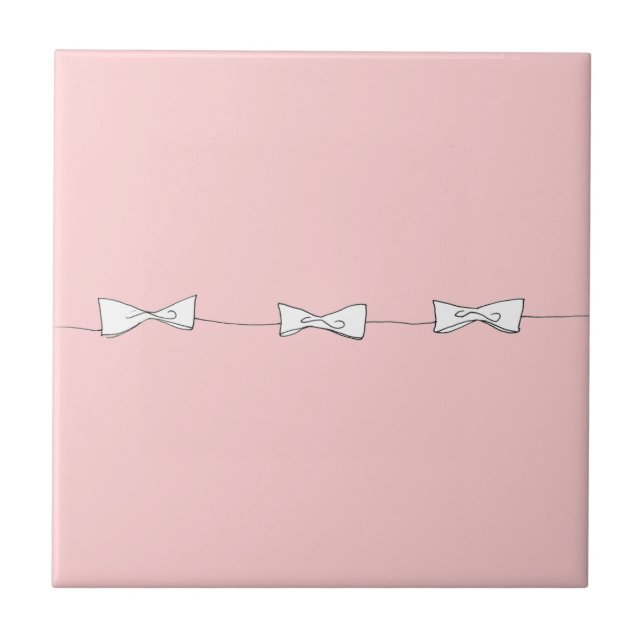 Simple ribbon line tile (Front)