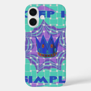 Simple Royal iPhone 16 Case