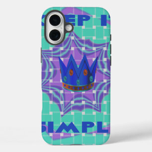 Simple Royal iPhone 16 Plus Case