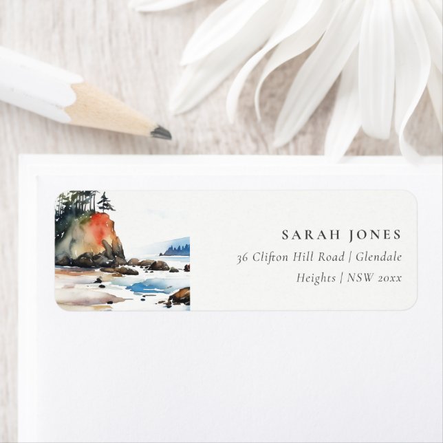 Simple Ruby Beach Olympic National Park Wedding (Insitu)