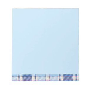 Simple Rustic  Blue Style Chake  Notepad