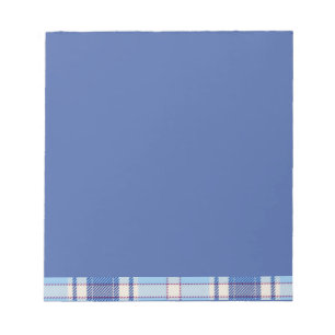Simple Rustic  Blue Style Chake  Notepad