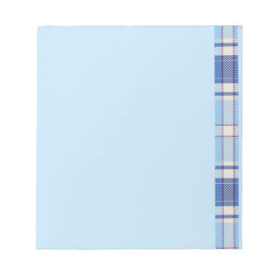 Simple Rustic  Blue Style Chake  Notepad