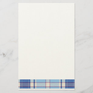 Simple Rustic  Blue Style Chake  Stationery