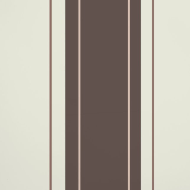 Simple Rustic Brown Stripes with Ticking Wallpaper (Seam)