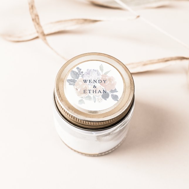 Simple Rustic Floral Wedding Envelope Seals (Creator Uploaded)