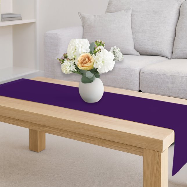 Simple Rustic gothic purple halloween Short Table Runner (Creator Uploaded)